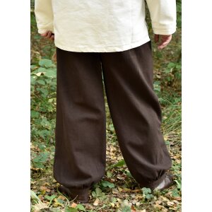 Pantalon médiéval large Hermann, brun