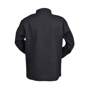 Chemise médiévale pour enfants Colin, avec lacets, noir