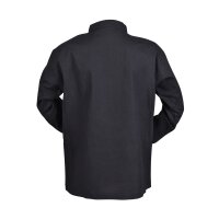 Chemise médiévale pour enfants Colin, avec lacets, noir