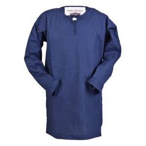 Tunique médiévale à manches longues / chemise Arn pour enfants, bleu