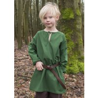 Tunique médiévale à manches longues / chemise Arn pour enfants, vert