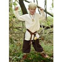 Large pantalon médiéval pour enfants Thore, brun