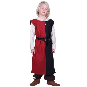 Jupe darmes pour enfants Lucas, Mi-Parti, noir/rouge