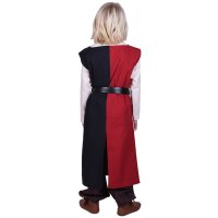 Jupe darmes pour enfants Lucas, Mi-Parti, noir/rouge