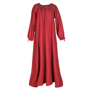 Robe médiévale, sous-robe Ana, rouge