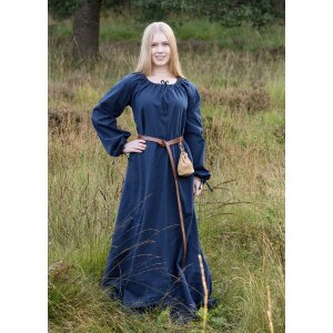Robe médiévale, sous-robe Ana, bleue