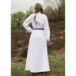 Robe médiévale, sous-robe Ana, blanche