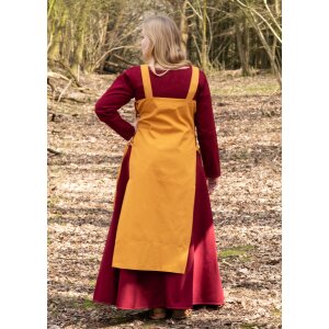 Sur-robe viking Tinna, jaune moutarde