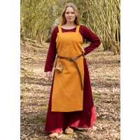 Sur-robe viking Tinna, jaune moutarde