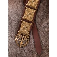 Cingulum, ceinture romaine en cuir et laiton