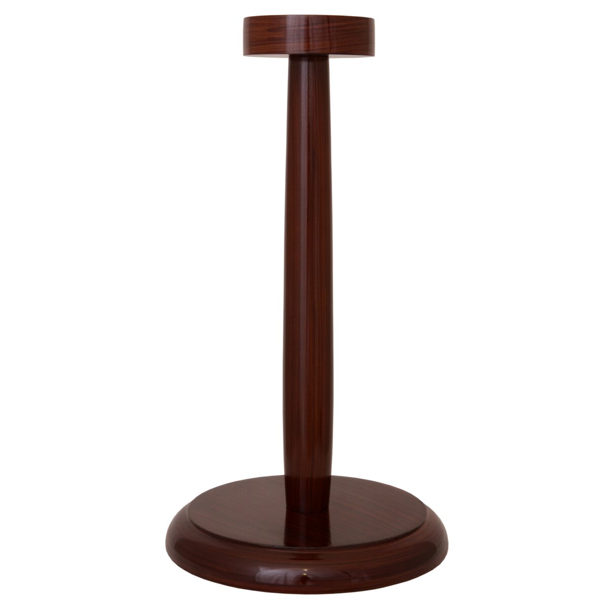 Wooden helmet stand