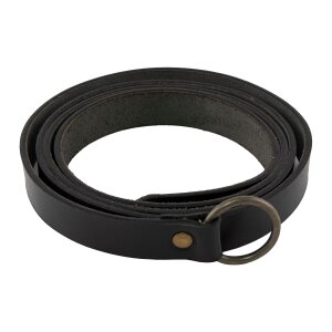 Ceinture médiévale longue en cuir avec...