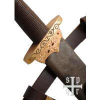 Épée viking Ballinderry avec manche en bronze, Ulfberth, SK-B, fourreau inclus