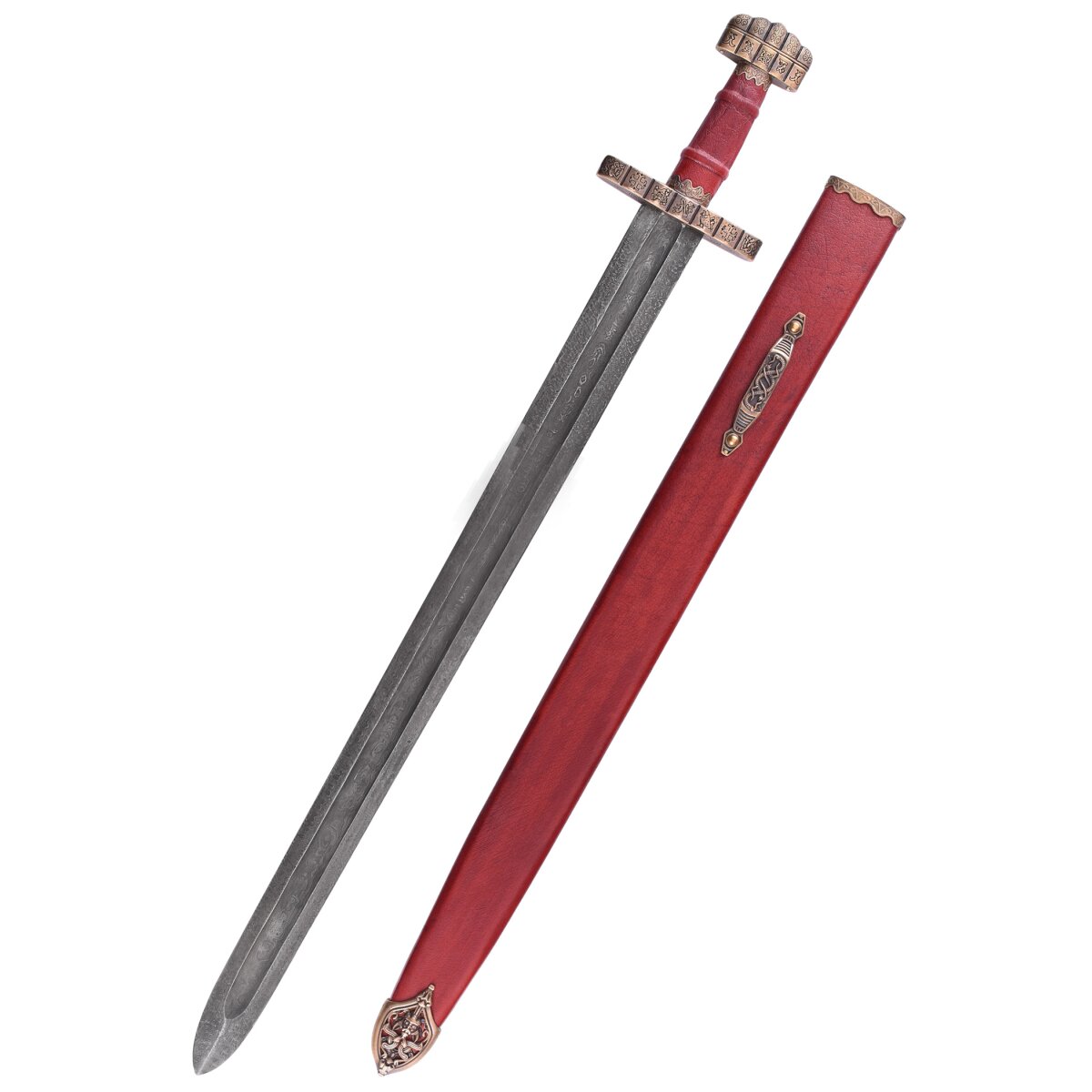 Viking sword Haithabu with scabbard, 9th century,...