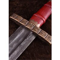 Épée viking de Haithabu, 9e siècle, acier damassé