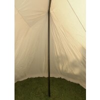 Tente saxonne Jorvik, 2 x 4 m, 340 gsm, couleur naturelle