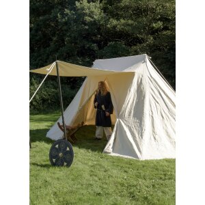 Saxon tent Jorvik, 4 x 6 m, 425 gsm, natural color