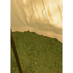 Tente saxonne Jorvik, 4 x 6 m, 425 gsm, couleur naturelle