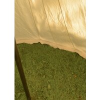 Tente saxonne Jorvik, 4 x 6 m, 425 gsm, couleur naturelle