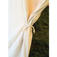 Tente saxonne Jorvik, 4 x 6 m, 425 gsm, couleur naturelle