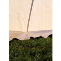 Tente de chevalier Herold, 4 x 4 m, 425 gsm, teinte naturelle