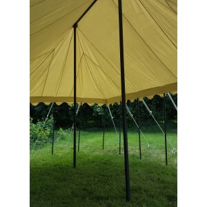 Tente de chevalier Markward, 5 x 8 m, 425 gsm, naturel