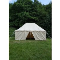 Tente de chevalier Markward, 5 x 8 m, 425 gsm, naturel