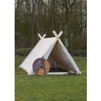 Tente Viking, 2 x 2.3 x 1.8 m, 350 gsm, teinte naturelle