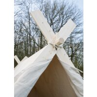 Tente Viking, 2 x 2.3 x 1.8 m, 350 gsm, teinte naturelle