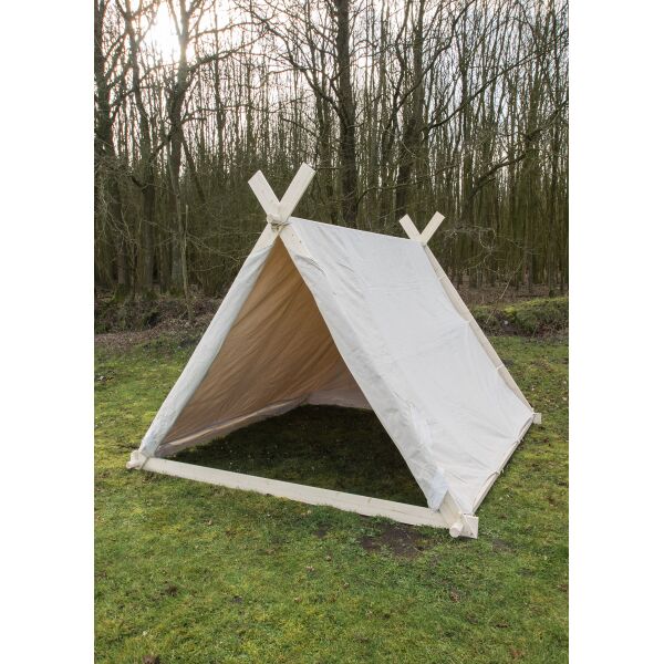 VENTE WEEK-END PAVILLON rond médiéval 3m bleu rouge imperméable tente de camp... EUR 747,71 - FR