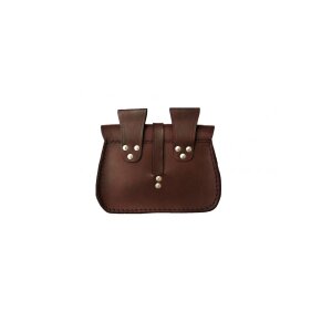 Sac banane en cuir marron