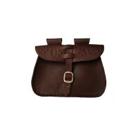 Sac banane en cuir marron