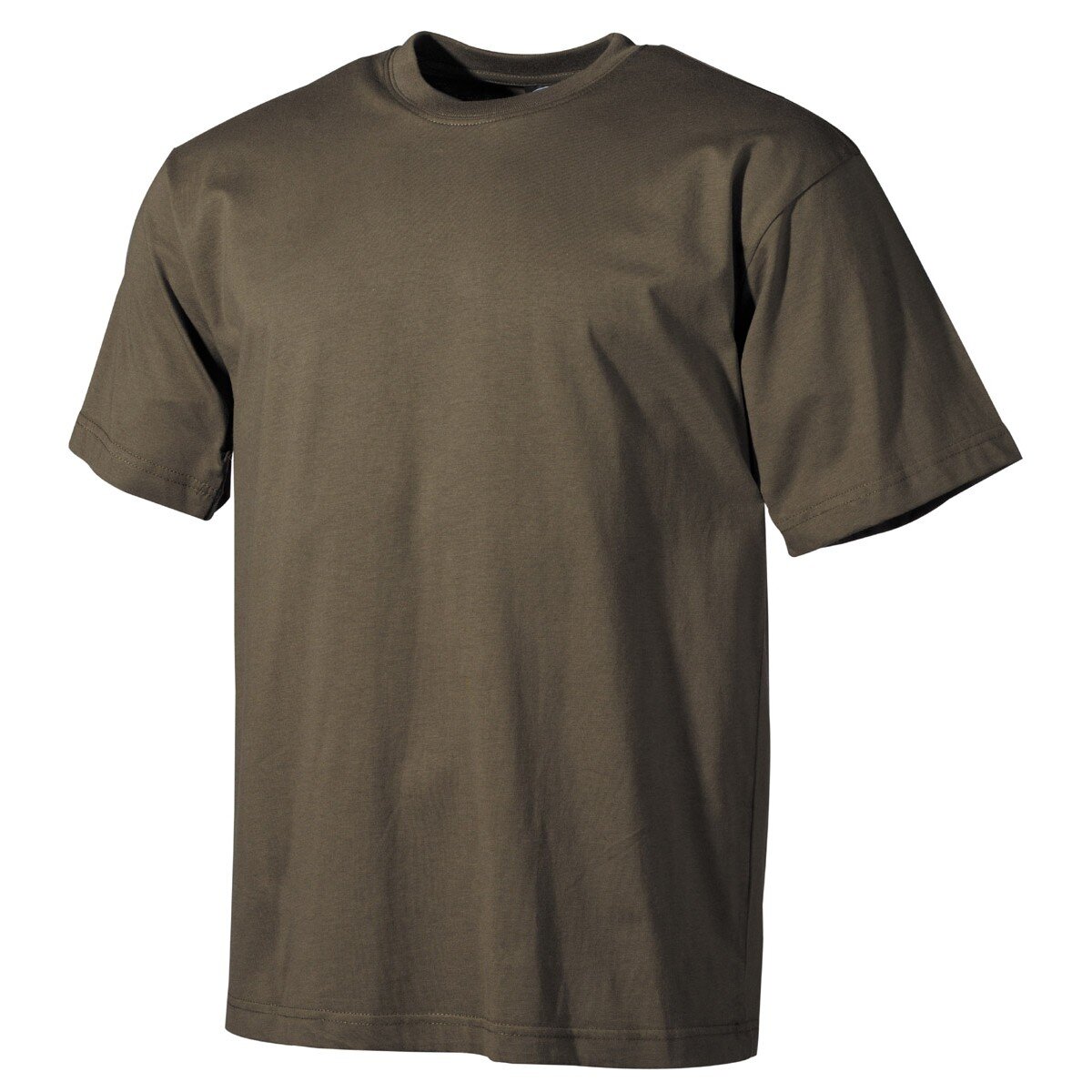 T-shirt outdoor, mezza manica, oliva, 170 g/m²,