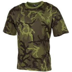 T-shirt outdoor, manches mi-longues, M 95 CZ camouflage, 170 g/m