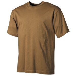 T-shirt dextérieur, manches courtes, coyote tan, 170 g/m²,