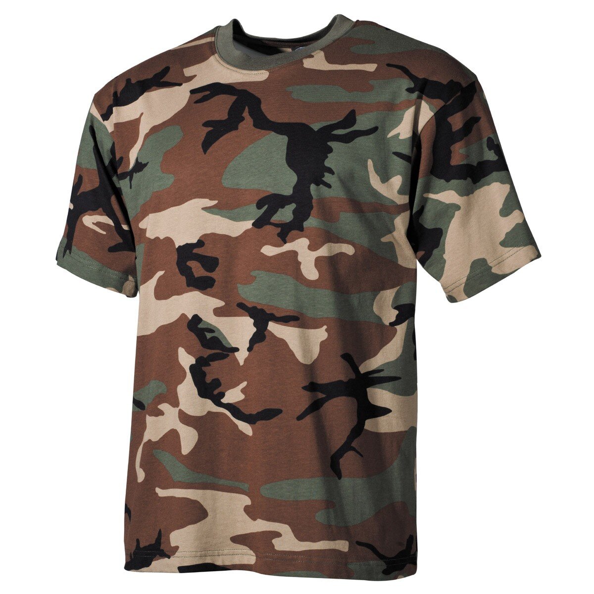 Outdoor T-Shirt, halbarm, woodland, 170 g/m²