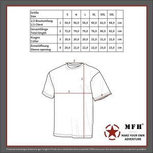 T-shirt dextérieur, manches courtes, digital desert, 170 g/m²,