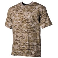 T-shirt dextérieur, manches courtes, digital desert, 170 g/m²,