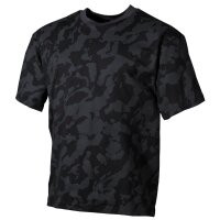 T-shirt outdoor, demi-manches, night- camo, 170 g/m²,