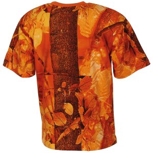 T-shirt outdoor, demi-manches, hunter-orange, 170 g/m²,
