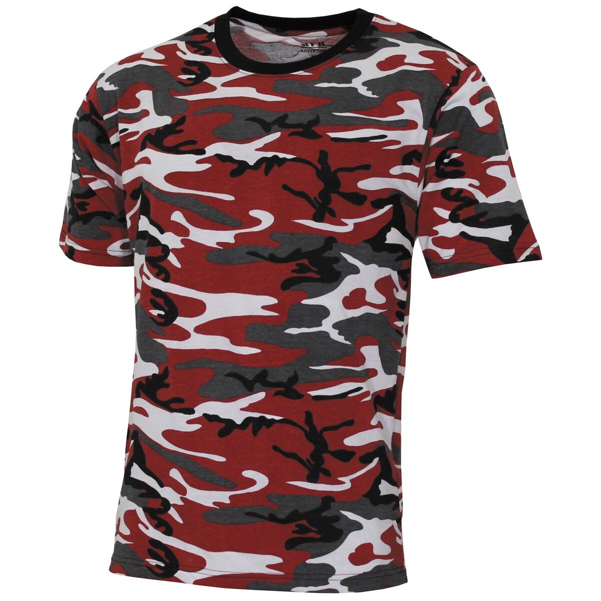 Outdoor T-Shirt, "Streetstyle", rot-camo,...