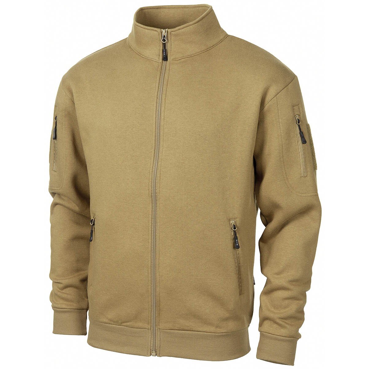 Sweatjacke, "Tactical", coyote tan