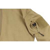 veste sweat, "Tactical", coyote tan