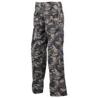 pantalon outdoor "Defense", combat- camo, PT, vintage trash wash