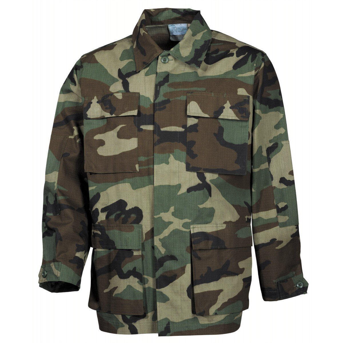 US BDU Feldjacke, Rip Stop, woodland