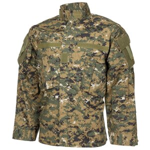 veste outdoor, ACU, Rip Stop, digital woodland