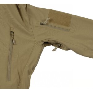 veste soft shell, "Scorpion", coyote tan