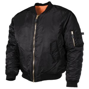 US blouson de pilote MA1, noir