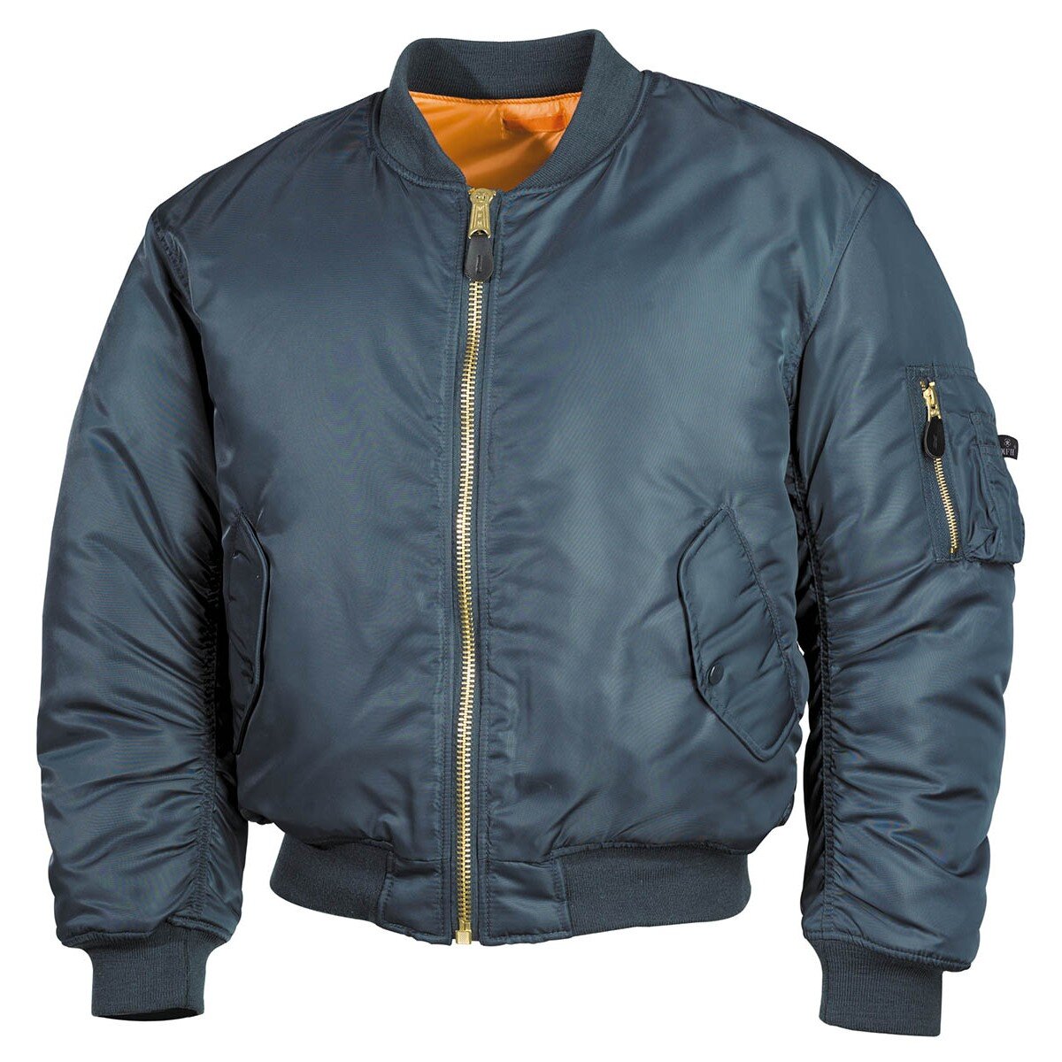 US blouson de pilote MA1, bleu alpha