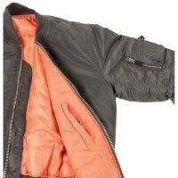 US blouson de pilote MA1, gris urbain